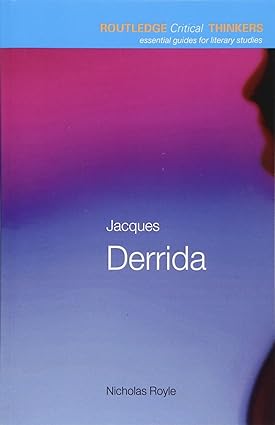 Jacques Derrida (Routledge Critical Thinkers) - Orginal Pdf